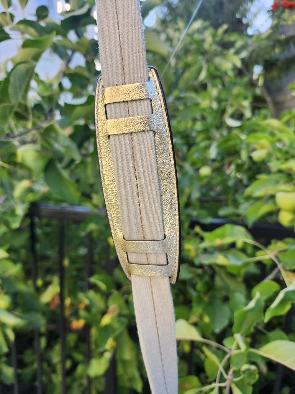 Coach Gold Metallic Signature Crossbody Bag - Picture 6 of 16